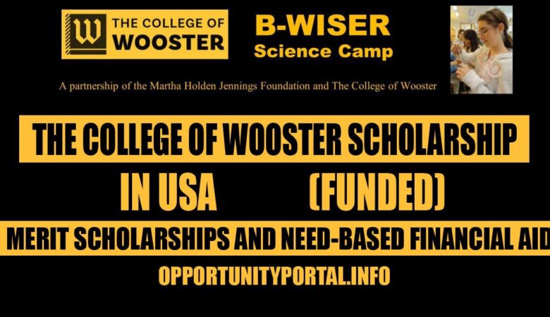 The College Of Wooster Scholarship In USA (Funded)