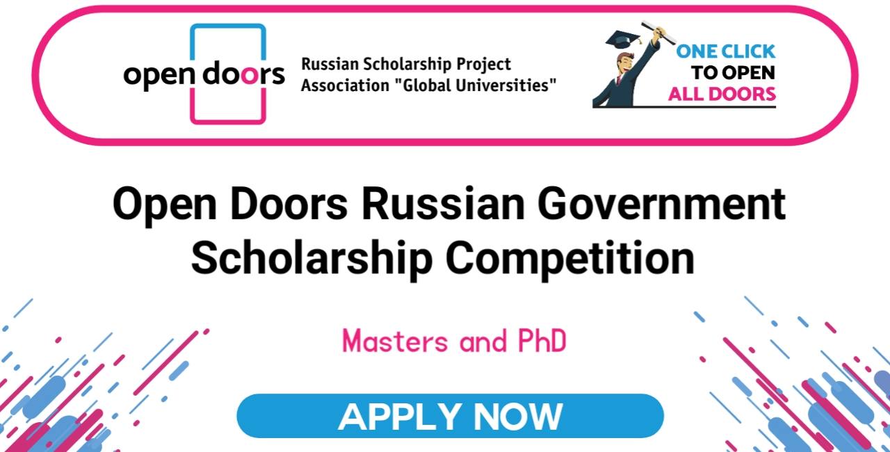 15,00 Russian Government Open Doors Scholarship 2025 (Fully Funded