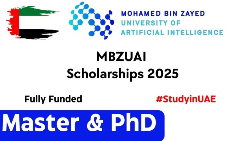 Mohamed bin Zayed University MBZUAI Scholarships in UAE 2026 (Funded)