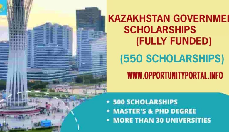 550 Kazakhstan Government Scholarships 2025 (Fully Funded)