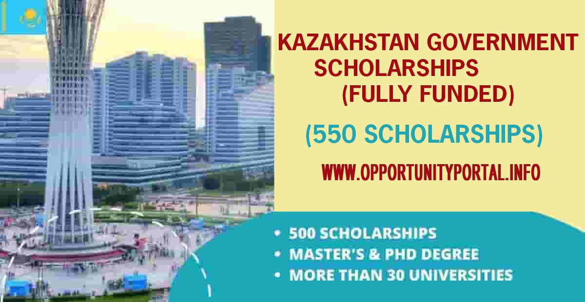 550 Kazakhstan Government Scholarships 2025 (Fully Funded