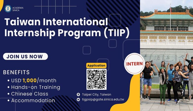 TIGP Taiwan International Internship Program (Fully Funded)