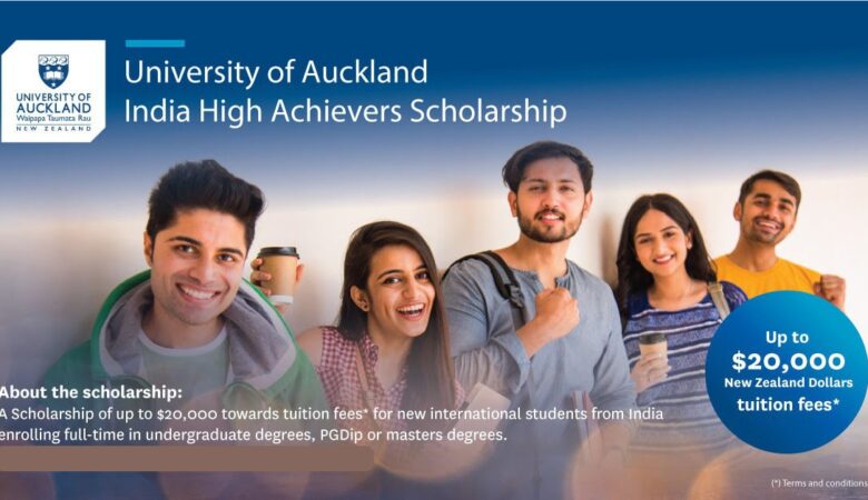 University of Auckland High Achievers Scholarship In New Zealand (Funded)