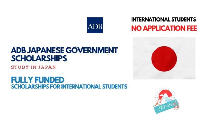 ADB Japan Government Scholarship 2025 (Fully Funded)