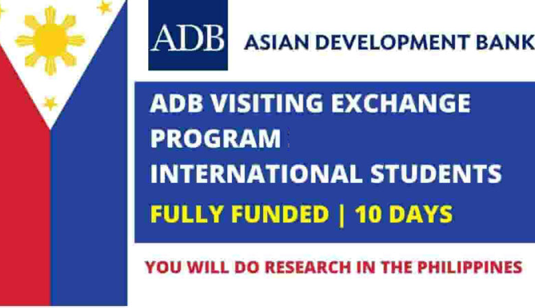 Asian Development Bank ADB Visiting Fellow Program (Fully Funded)