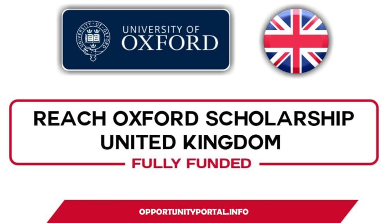Reach Oxford UK Scholarship 2025 (Fully Funded)