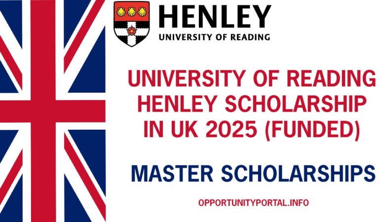 University of Reading Henley Scholarship In UK 2025 (Funded)