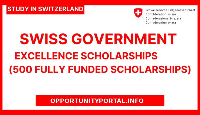 Switzerland Government Excellence Scholarships 2025-26 (Fully Funded)