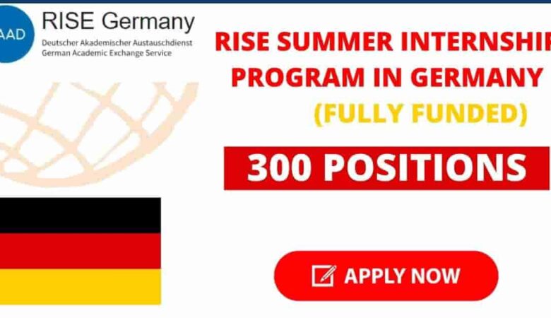 RISE Germany Summer Internship program 2025 (Fully Funded)