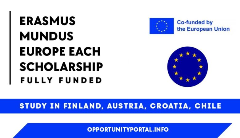 Erasmus Mundus Europe EACH Scholarship 2025 (Fully Funded)