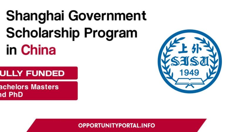 Shanghai Municipal Government Scholarships (SMGS) 2026 (Fully Funded)