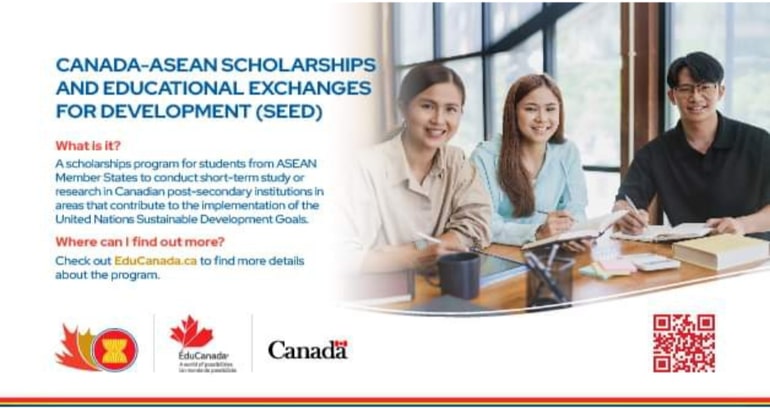 Canada-ASEAN Scholarships 2026 (Fully Funded)