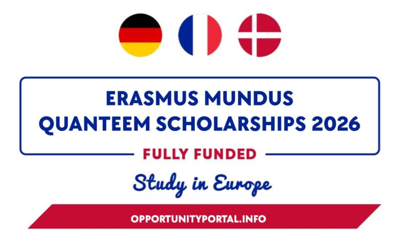 Erasmus Mundus QuanTEEM Scholarships 2026 (Fully Funded)