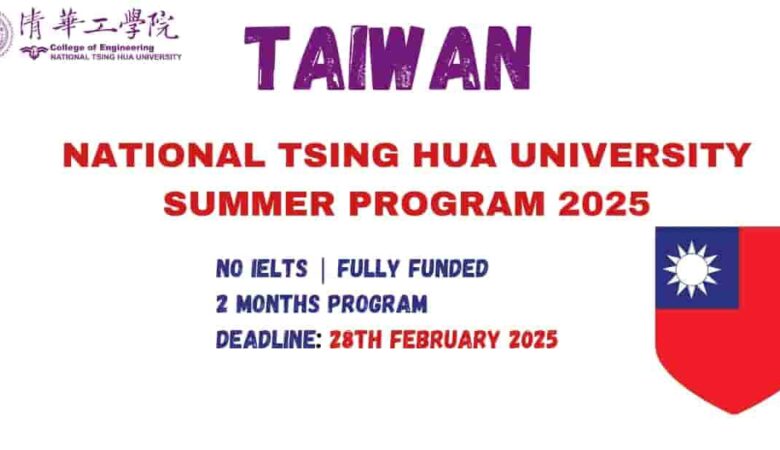 National Tsing Hua University Summer Research Program 2026 (Fully Funded)