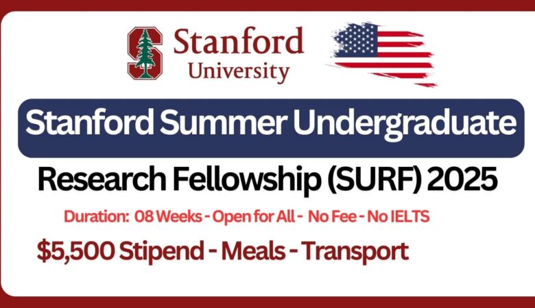 Stanford University Summer Undergraduate Fellowship 2026 (fully Funded)