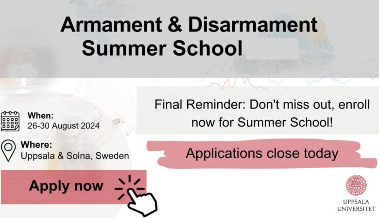 Armament Summer School In Sweden 2026 (Fully Funded)