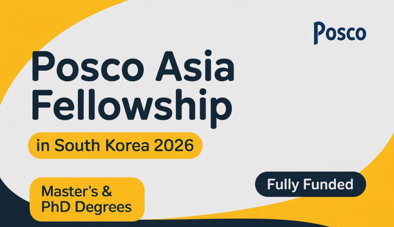 POSCO Asia Fellowship In South Korea 2027 (Fully Funded)
