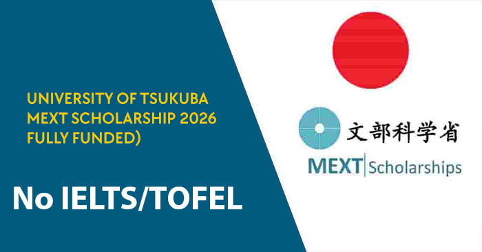 University of Tsukuba MEXT Scholarship 2026 (Fully Funded)