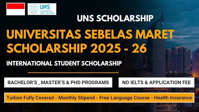 Universitas Sebelas Maret (UNS) Scholarship 2026 in Indonesia (Fully Funded)