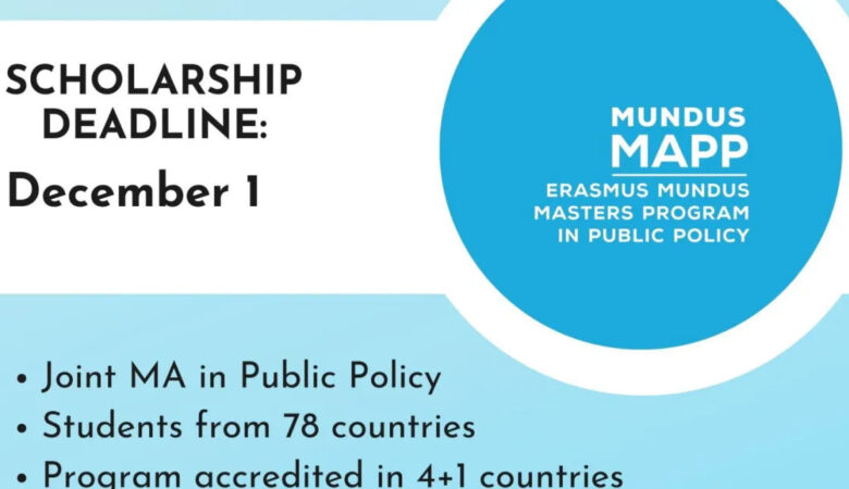 Erasmus Mundus MAPP Scholarships 2027 (Fully Funded)