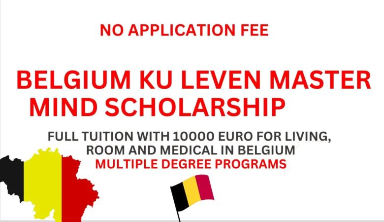 KU Leuven Master Mind Scholarship In Belgium 2026 (Fully Funded)