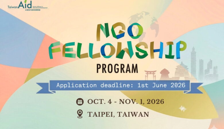 Taiwan AID NGO Fellowship 2027 (Fully Funded)
