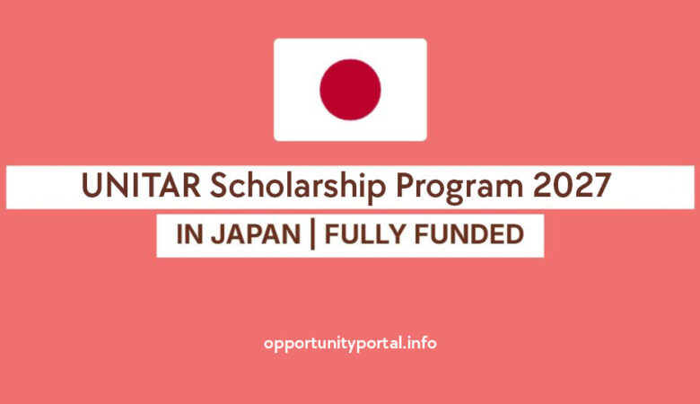 UNITAR Scholarship Program 2027 in Japan (Fully Funded)