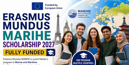 Erasmus Mundus MARIHE Scholarship 2027 (Fully Funded)
