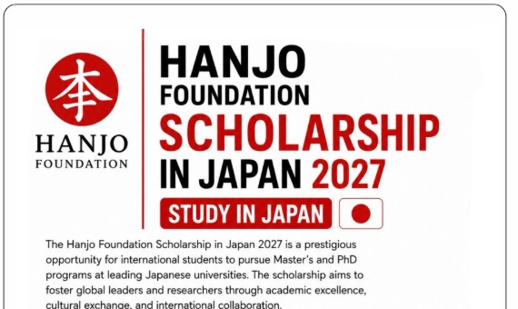 Hanjo Foundation Scholarship 2027 in Japan (Fully Funded)