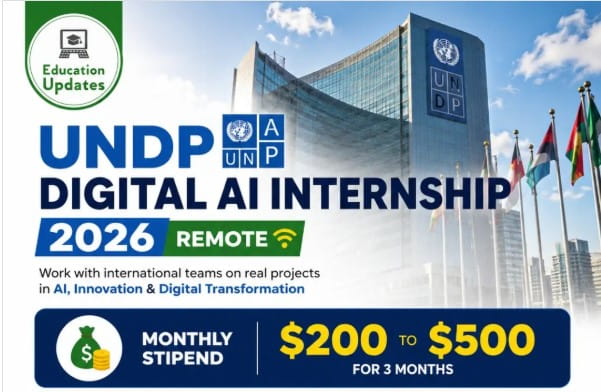 UNDP Digital Remote AI Internship (Fully Paid)