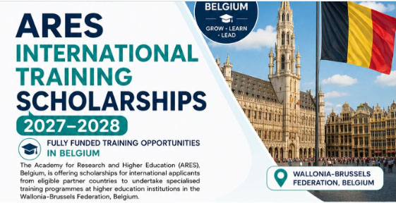 ARES Belgium Training Scholarships 2027–2028 (Fully Funded)