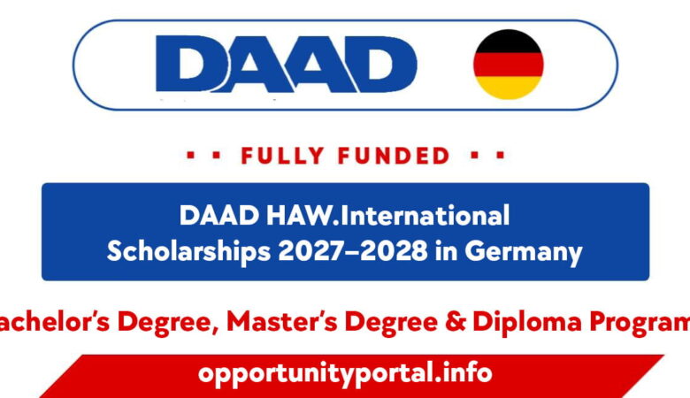 DAAD HAW.International Scholarships 2027–2028 in Germany (Funded)