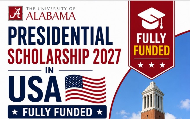 University of Alabama Presidential Scholarship in USA (Fully Funded)