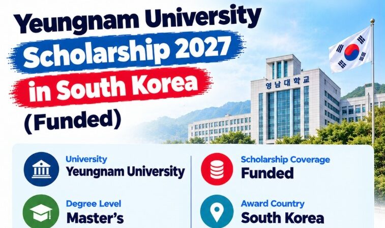 Yeungnam University PSPS Scholarship 2027 Tuition + Monthly Stipend